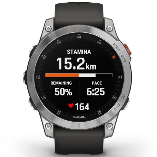 GARMIN EPIX GEN 2 SILVER W/GREY BAND 22 -Uitrusting Voor Buiten 9 101783 epix silver w grey band 010 02582 01 01