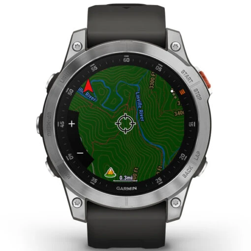 GARMIN EPIX GEN 2 SILVER W/GREY BAND 22 -Uitrusting Voor Buiten 9 101783 epix silver w grey band 010 02582 01 02