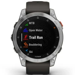 GARMIN EPIX GEN 2 SILVER W/GREY BAND 22 -Uitrusting Voor Buiten 9 101783 epix silver w grey band 010 02582 01 03