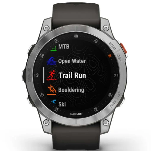 GARMIN EPIX GEN 2 SILVER W/GREY BAND 22 -Uitrusting Voor Buiten 9 101783 epix silver w grey band 010 02582 01 03