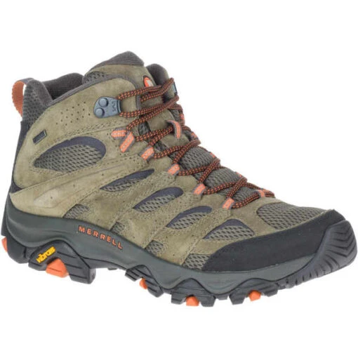 MERRELL MOAB 3 MID GORE-TEX OLIVE 23 -Uitrusting Voor Buiten 9 102322 moab 3 mid gtx olive j035791 01