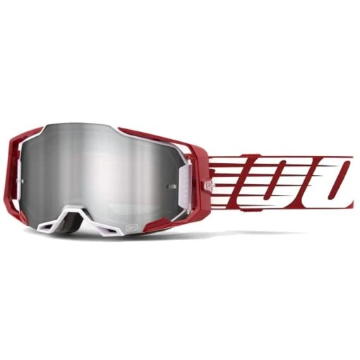 100PERCENT ARMEGA OVERSIZED DEEP RED FLASH SILVER LENS 22 -Uitrusting Voor Buiten 9 108814 armega oversized deep red flash silver lens 10maar40 02