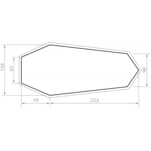 VAUDE FP TAURUS UL 2P BARK 23 -Uitrusting Voor Buiten 9 127342 fp taurus ul 2p bark 12311 057 02