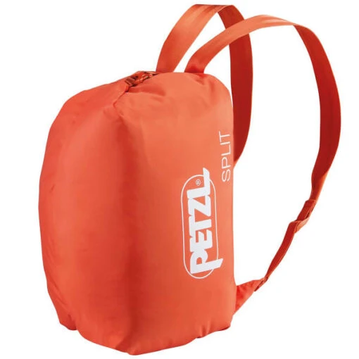 PETZL SPLIT ROPE BAG RED ORANGE 23 -Uitrusting Voor Buiten 9 128580 split rope bag red orange s013aa01 01