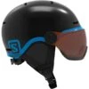 SALOMON GROM VISOR KID BLACK 23 -Uitrusting Voor Buiten 9 28838 grom visor kid black 399163 01