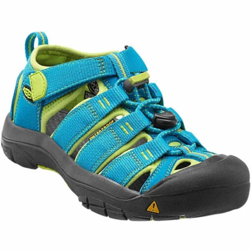 KEEN NEWPORT H2 YOUTH HAWAIIAN BLUE/GREEN GLOW 21 -Uitrusting Voor Buiten 9 40765 newport h2 youth hawaiian blue green glow 1012314 01