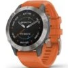 GARMIN FENIX 6 SAPPHIRE TITANE GRAY W/ORANGE BAND 21 -Uitrusting Voor Buiten 9 64859 fenix 6 sapphire gray w orange band 010 02158 14 01