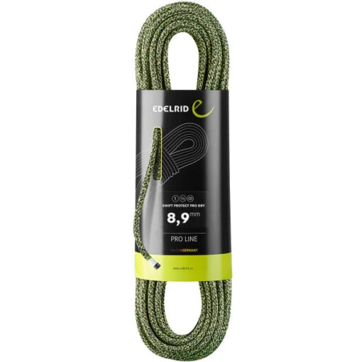 EDELRID SWIFT PROTECT PRO DRY 8,9 MM 60M NIGHT GREEN 23 -Uitrusting Voor Buiten 9 74086 swift protect pro dry 8 9 mm 60m night green 71289 060 022 01