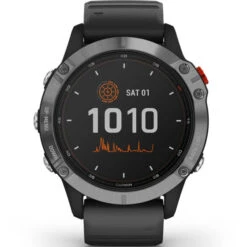 GARMIN FENIX 6 SOLAR SILVER W/BLACK BAND 21 -Uitrusting Voor Buiten 9 77617 010 02410 00 04