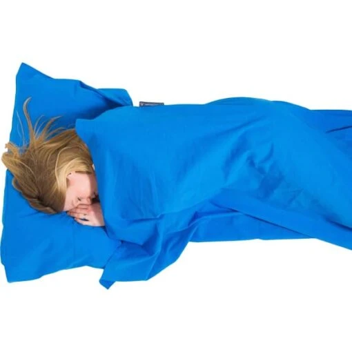 LIFEVENTURE COTTON SLEEPING BAG LINER MUMMY BLUE 23 -Uitrusting Voor Buiten 9 90007 lv65530 02