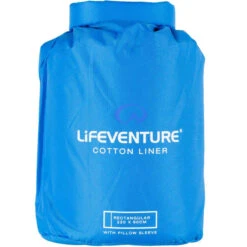 LIFEVENTURE COTTON SLEEPING BAG LINER RECTANGULAR BLUE 23 -Uitrusting Voor Buiten 9 90009 lv65540 06