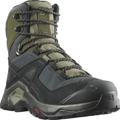 SALOMON QUEST ELEMENT GORE-TEX BLACK/DEEP LICHEN GREEN/OLIVE NIGHT 23 -Uitrusting Voor Buiten 9 90211 quest element gore tex black deep lichen green olive night l41457100 02