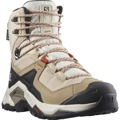 SALOMON QUEST ELEMENT GORE-TEX W SAFARI/VANILLA/MECCA ORANGE 22 -Uitrusting Voor Buiten 9 90238 quest element gore tex w safari vanilla mecca orange l41457500 02