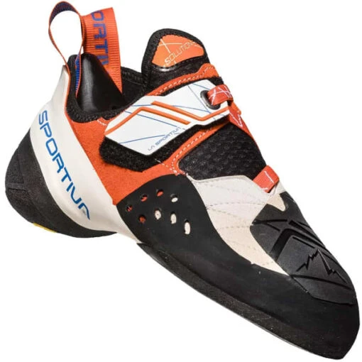 LA SPORTIVA SOLUTION WOMAN WHITE/LILY ORANGE 23 -Uitrusting Voor Buiten 9 93237 solution woman white lily orange 20h000203 02