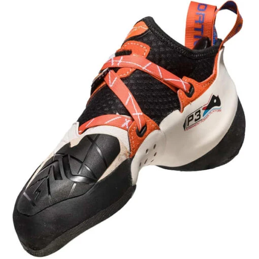 LA SPORTIVA SOLUTION WOMAN WHITE/LILY ORANGE 23 -Uitrusting Voor Buiten 9 93237 solution woman white lily orange 20h000203 03