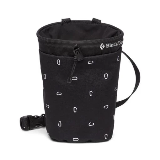 BLACK DIAMOND GYM CHALK BAG BLACK BINER PRINT 22 -Uitrusting Voor Buiten 9 93742 gym chalk bag black biner print bd630139 bbp 01